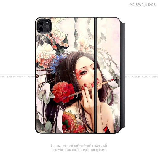 Dán Skin Magic Keyboard Hình Tattoo | D_NTX08