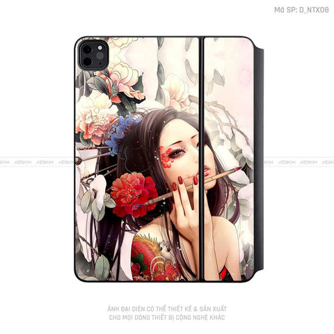 Dán Skin Magic Keyboard Hình Tattoo | D_NTX08