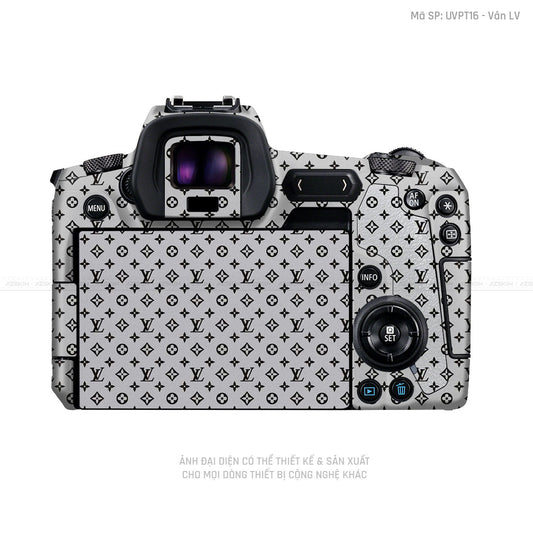 Dán Skin Máy Ảnh Canon Vân Nổi Vân Pattern LV | UVPT16