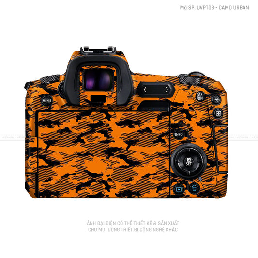 Dán Skin Máy Ảnh Canon Vân Nổi Camo Urban Cam | UVPT08
