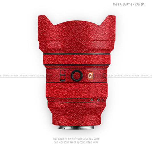 Dán Skin Ống Kính Sony Vân Da Đỏ | UVPT13