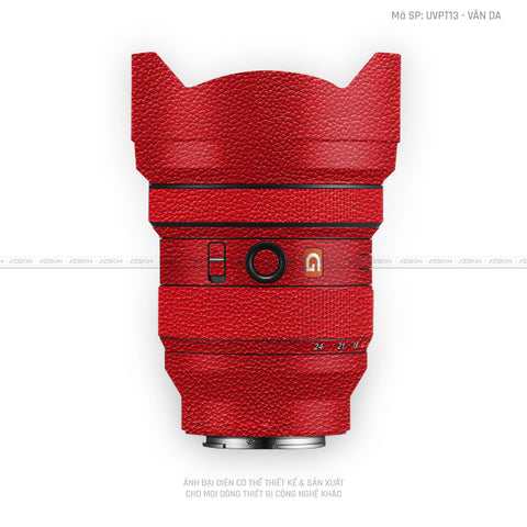 Dán Skin Ống Kính Sony Vân Da Đỏ | UVPT13