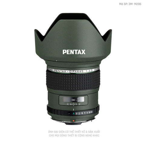 Dán Skin Ống Kính Pentax Đổi Màu Xanh Midnight | M206