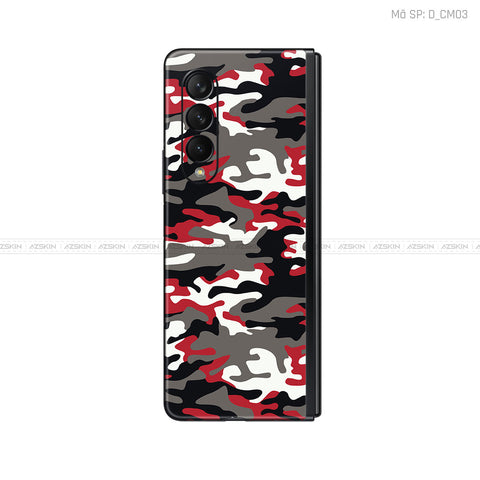 Dán Skin Galaxy Z Fold3 Hình Camo | D_CM03