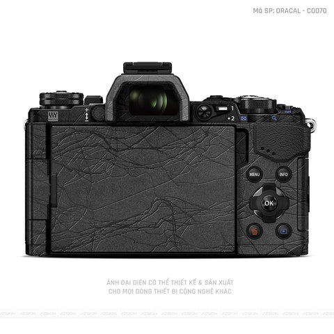 Dán Skin Máy Ảnh Olympus Vân Cocoon Black | ORACAL - CO070