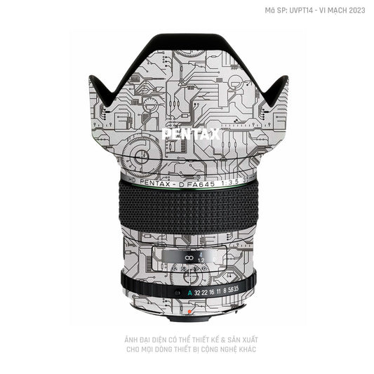 Ống Kính Pentax Vân Nổi Vi Mạch 2023 Trắng | UVPT14