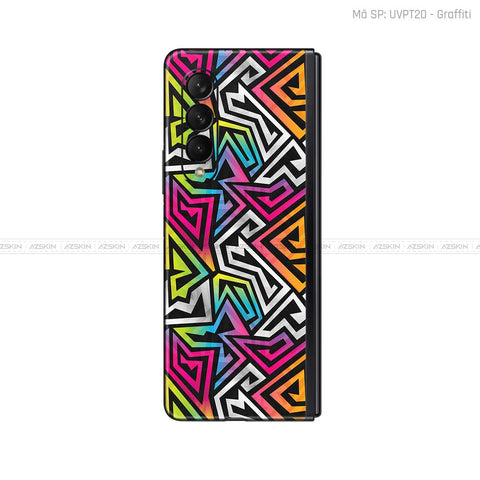 Dán Skin Galaxy Z Fold3 Vân Graffiti 01 | UVPT20