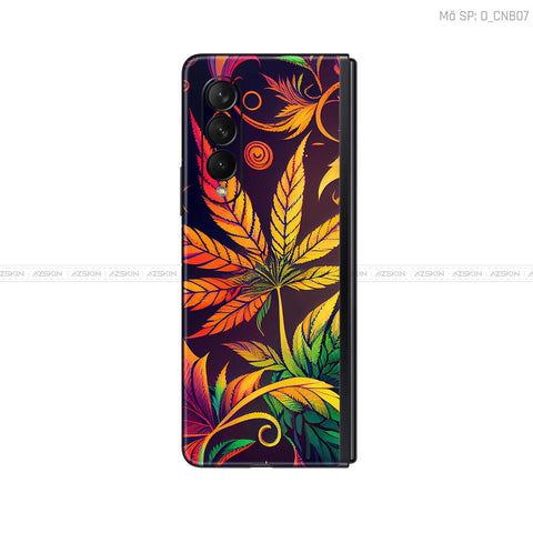 Dán Skin Galaxy Z Fold3 Hình Canabis | D_CNB07
