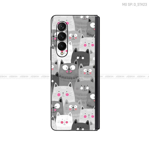 Dán Skin Galaxy Z Fold3 Hình Sticker | D_STK23