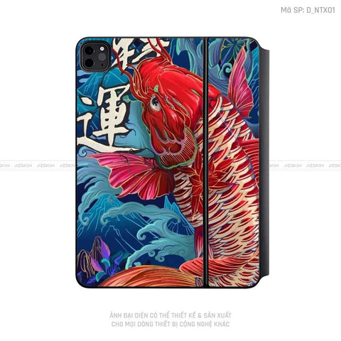 Dán Skin Magic Keyboard Hình Tattoo | D_NTX01