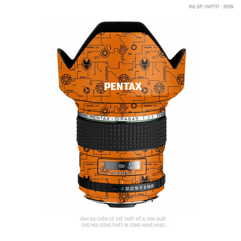 Dán Skin Ống Kính Pentax Vân IRonman Cam | UVPT17