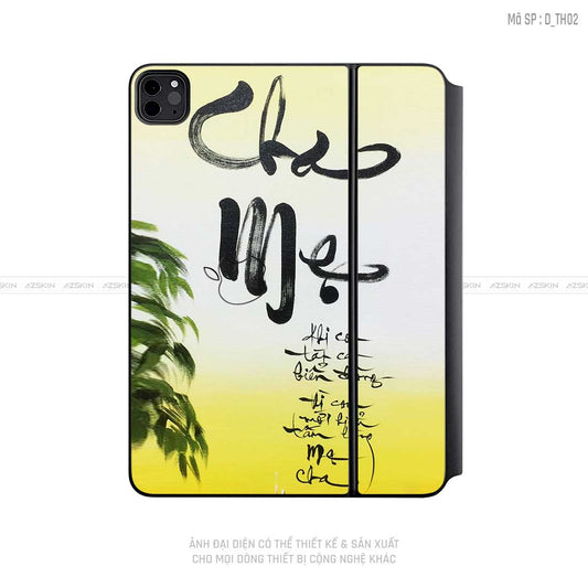 Dán Skin Magic Keyboard Hình Thư Pháp | D_TH02