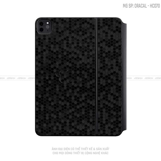 Dán Skin 3M/Oracal Magic Keyboard Vân Tổ Ong Đen | HC070