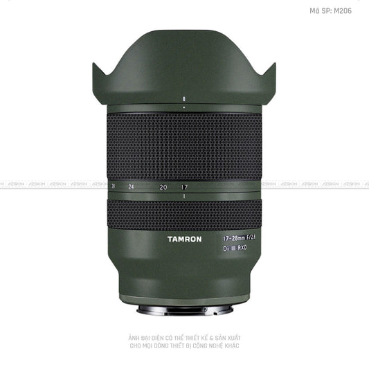 Dán Skin Ống Kính Tamron Đổi Màu Xanh | M206