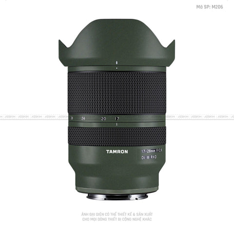 Dán Skin Ống Kính Tamron Đổi Màu Xanh | M206