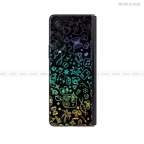 Dán Skin Galaxy Z Fold3 Hình Họa Tiết | D_HT35