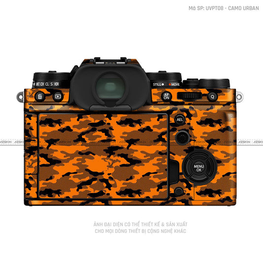 Dán Skin Máy Ảnh Fujifilm Vân Nổi Camo Urban Cam | UVPT08