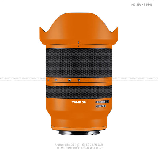 Dán Skin Ống Kính Tamron Đổi Màu Cam | K89441