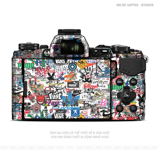 Dán Skin Máy Ảnh Olympus Vân Nổi Pattern Sticker 04 | UVPT22