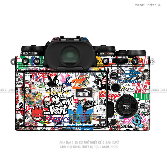 Dán Skin Máy Ảnh Fujifilm Vân Nổi Pattern Sticker 04 | UVPT22