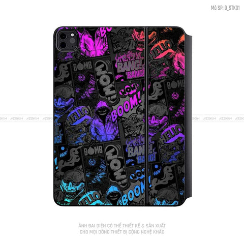 Dán Skin Magic Keyboard Hình Sticker | D_STK01