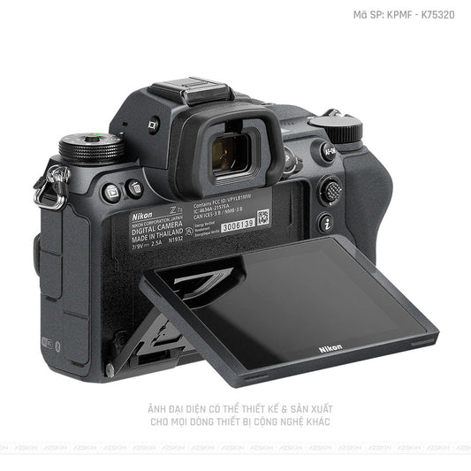 Dán Skin Máy Ảnh Nikon Màu Xám | K75320