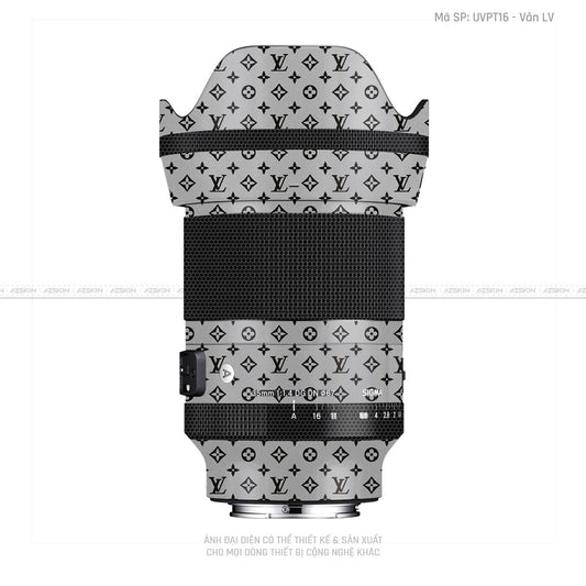 Dán Skin Ống Kính Sigma Vân Pattern LV Bạc | UVPT16