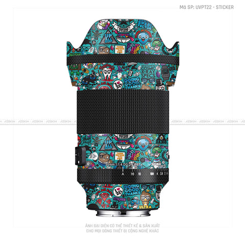 Dán Skin Ống Kính Sigma Vân Nổi Sticker 03 | UVPT22