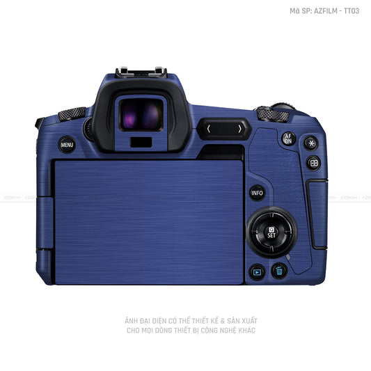 Dán Skin Máy Ảnh Canon Vân Xước Titan Xanh | AZFILM - TT04