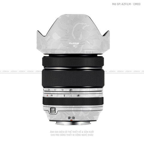 Dán Skin Ống Kính Fujifilm Vân Camo Trắng | CM03