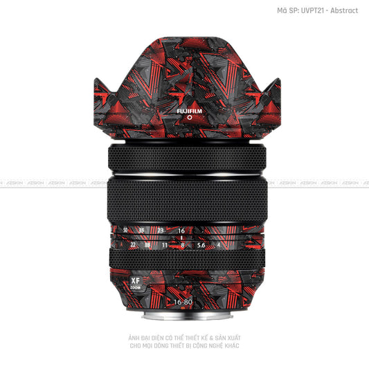 Dán Skin Ống Kính Fujifilm Vân Nổi Abstract 01 | UVPT21