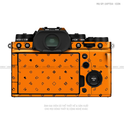 Dán Skin Máy Ảnh Fujifilm Vân Nổi Pattern Icon Cam | UVPT04