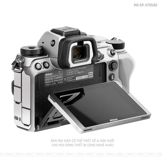 Dán Skin Máy Ảnh Nikon Màu Trắng | K75540
