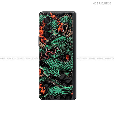Dán Skin Galaxy Z Fold 6 Hình Tattoo | D_NTX16