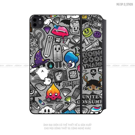 Dán Skin Magic Keyboard Hình Sticker | D_STK09