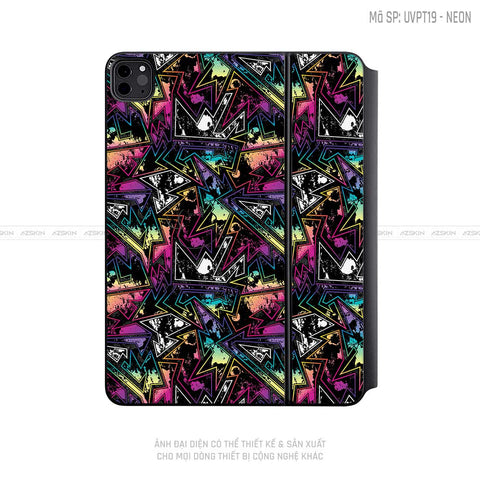 Dán Skin Magic Keyboard Vân Neon 04 | UVPT19