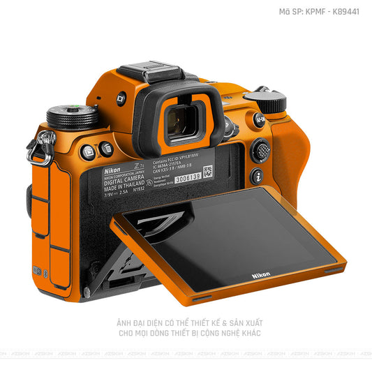 Dán Skin Máy Ảnh Nikon Màu Cam | K89441