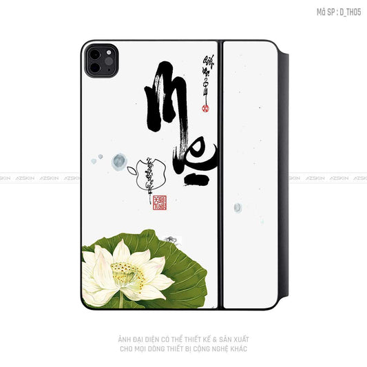 Dán Skin Magic Keyboard Hình Thư Pháp | D_TH05