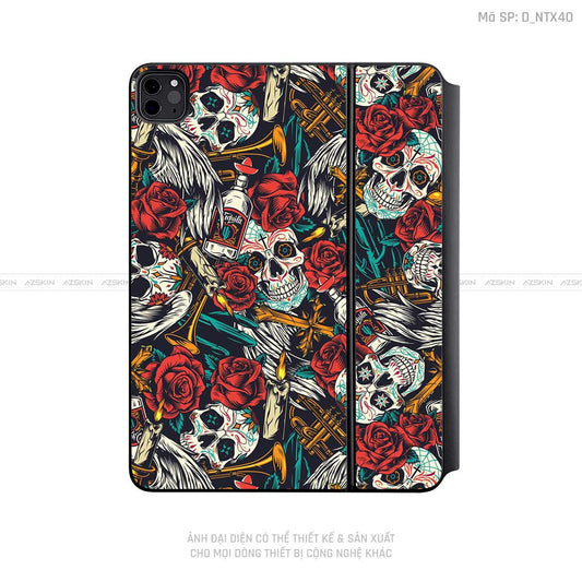 Dán Skin Magic Keyboard Hình Tattoo | D_NTX40