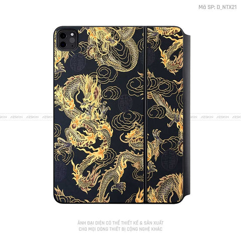 Dán Skin Magic Keyboard Hình Tattoo | D_NTX21