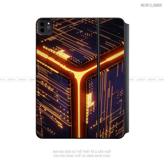 Dán Skin Magic Keyboard Hình Công Nghệ | D_CONE01