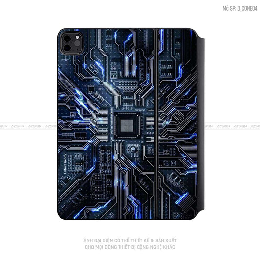 Dán Skin Magic Keyboard Hình Công Nghệ | D_CONE04