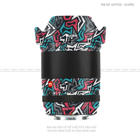 Dán Skin Ống Kính Viltrox Vân Nổi Graffiti 04 | UVPT20