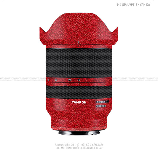 Dán Skin Ống Kính Tamron Vân Da Đỏ | UVPT13