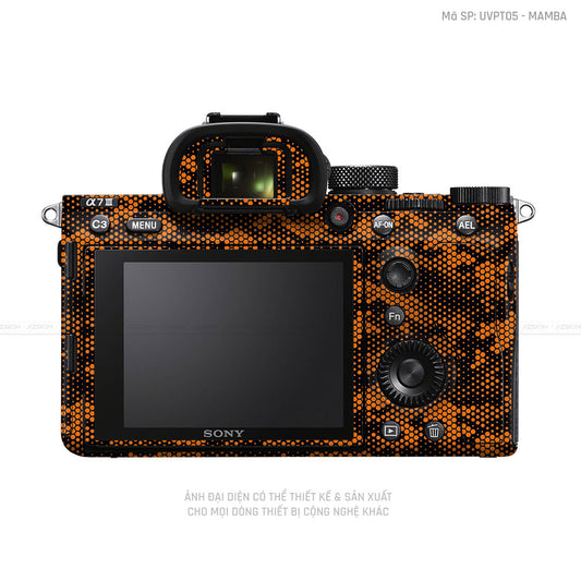 Dán Skin Máy Ảnh Sony Vân Mamba Cam | UVPT05