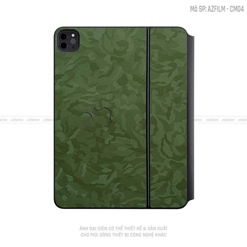 Dán Skin Magic Keyboard Vân Camo Xanh | CM03