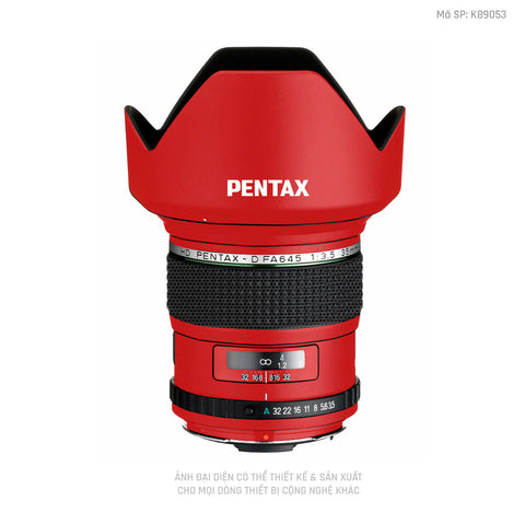 Dán Skin Ống Kính Pentax Đổi Màu Đỏ | K89053