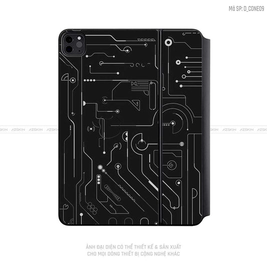 Dán Skin Magic Keyboard Hình Công Nghệ | D_CONE09