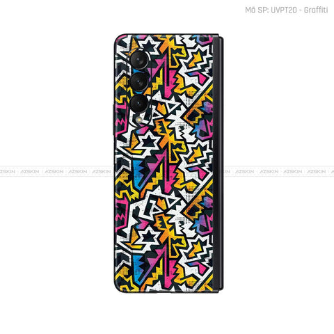 Dán Skin Galaxy Z Fold3 Vân Graffiti 03 | UVPT20