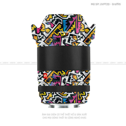 Dán Skin Ống Kính Viltrox Vân Nổi Graffiti 03 | UVPT20
